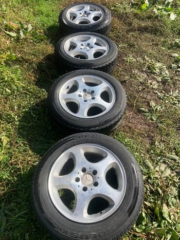 Колеса в сборе 205 / 60 / R 16, Лето, Б/у, Комплект, Легковые, Литые, отверстий - 5 at lalafo.kg Колеса в сборе 205 / 60 / R 16, Лето, Б/у, Комплект, Легковые, Литые, отверстий - 5