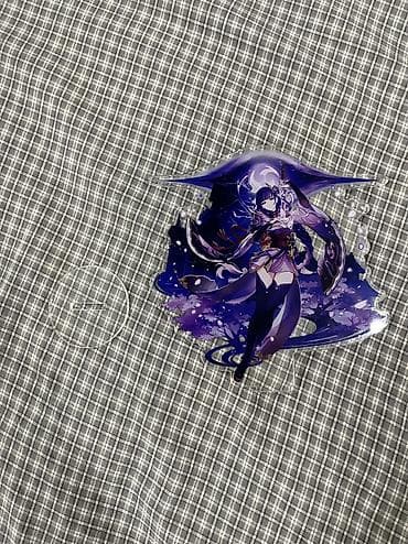 Продаю акриловую фигурку с Райден по игре genshin Impact at lalafo.kg Продаю акриловую фигурку с Райден по игре genshin Impact