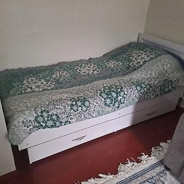 Односпальная кровать, Новый, С ящиком для хранения, длина - 180 см at lalafo.kg Односпальная кровать, Новый, С ящиком для хранения, длина - 180 см