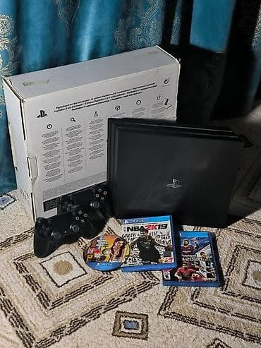 Продаю PlayStation 4 pro (1TB) 3 ревизия все в идеальном состоянии не at lalafo.kg Продаю PlayStation 4 pro (1TB) 3 ревизия все в идеальном состоянии не