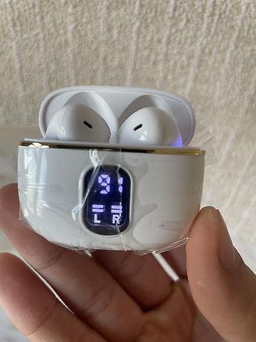 Беспроводные наушники-вкладыши с зарядным кейсом
Цена 700сом💥 at lalafo.kg Беспроводные наушники-вкладыши с зарядным кейсом
Цена 700сом💥