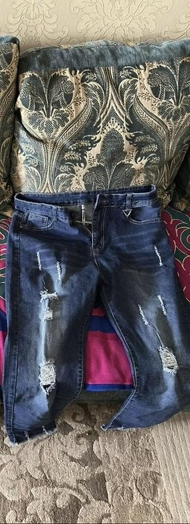 Мужские джинсы, L, Новый, цвет - Синий, Самовывоз, Платная доставка at lalafo.kg Мужские джинсы, L, Новый, цвет - Синий, Самовывоз, Платная доставка