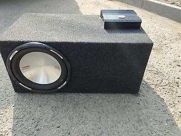 20000 сом Автомобильный сабвуфер в корпусе с усилителем - Сабвуфер at lalafo.kg 20000 сом Автомобильный сабвуфер в корпусе с усилителем - Сабвуфер