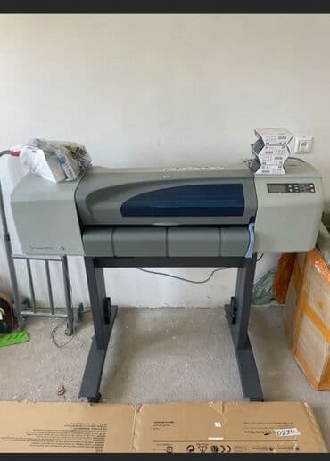 Широкоформатный принтер HP DesignJet 500/800 серии на напольной стойке at lalafo.kg Широкоформатный принтер HP DesignJet 500/800 серии на напольной стойке