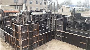 Заливка фундамента и клатка пескоблок. Монтаж ленточных и столбчатых at lalafo.kg Заливка фундамента и клатка пескоблок. Монтаж ленточных и столбчатых