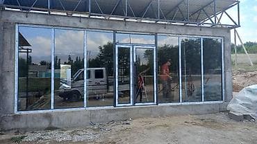Пластиковые и алюминиевые окна, двери и перегородки at lalafo.kg Пластиковые и алюминиевые окна, двери и перегородки