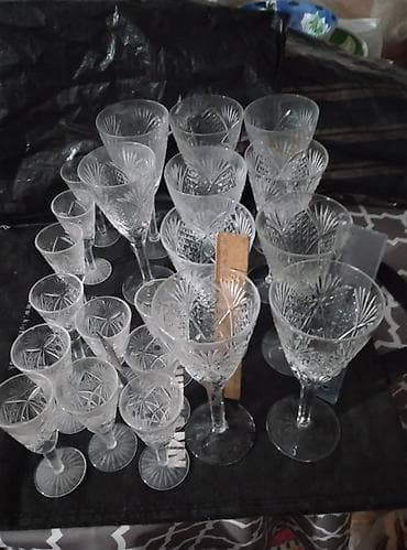 Продам Хрустальные фужеры и рюмки на ножке. Чешский хрусталь Bohemya at lalafo.kg Продам Хрустальные фужеры и рюмки на ножке. Чешский хрусталь Bohemya