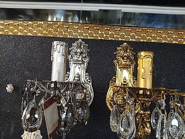 Настенные бра в классическом стиле с подвесками - Два варианта at lalafo.kg Настенные бра в классическом стиле с подвесками - Два варианта