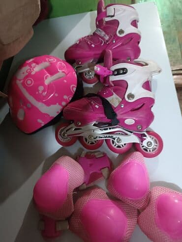 Роллики б/у размер 32 -34 регулируеться at lalafo.kg Роллики б/у размер 32 -34 регулируеться