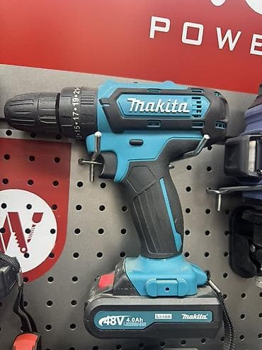 Аккумуляторная дрель-шуруповерт Makita - Питание: Li-ion аккумулятор at lalafo.kg Аккумуляторная дрель-шуруповерт Makita - Питание: Li-ion аккумулятор