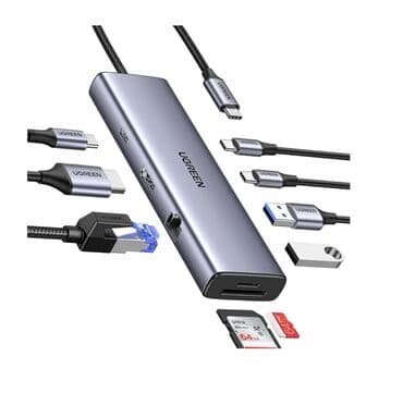 Конвертер UGREEN CM498 (15375) USB-C - 9 в 1 UGREEN Revodok CM498 at lalafo.kg Конвертер UGREEN CM498 (15375) USB-C - 9 в 1 UGREEN Revodok CM498