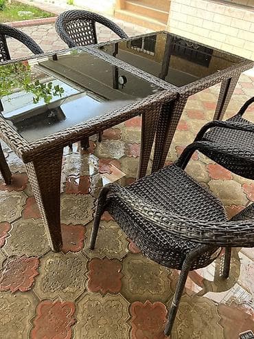 Бычуучу столдор: Бакча үстөлү Ротанг, Өзү алып кетүү lalafo.kg да — 5 Бычуучу столдор: Бакча үстөлү Ротанг, Өзү алып кетүү — 5