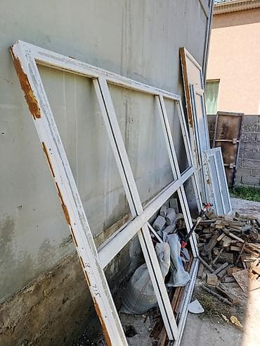 Продаю пластиковая окна витраждверь,б/у, цена за две 3000с lalafo.kg да Продаю пластиковая окна витраждверь,б/у, цена за две 3000с
