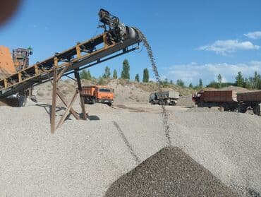 Смесь щебень и отсев, Мытая, Для бетона, Камаз at lalafo.kg Смесь щебень и отсев, Мытая, Для бетона, Камаз