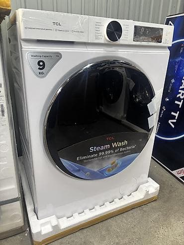 Стиральная машина TCL с фронтальной загрузкой, загрузка 9 кг at lalafo.kg Стиральная машина TCL с фронтальной загрузкой, загрузка 9 кг