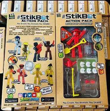 Балдар горкалары: Стикмены и StikBot — наборы для игр и анимации - Фигурки-стикмены lalafo.kg да — 3 Балдар горкалары: Стикмены и StikBot — наборы для игр и анимации - Фигурки-стикмены — 3