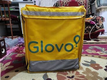 Терморюкзак курьерский Glovo в городе Ош - Объемный изотермический at lalafo.kg Терморюкзак курьерский Glovo в городе Ош - Объемный изотермический