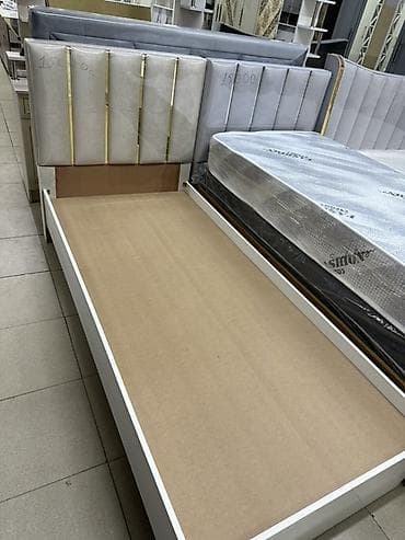 Бир жарым керебеттер: Бир кишилик керебет, Жумшак башы менен, узуну - 200 см lalafo.kg да — 2 Бир жарым керебеттер: Бир кишилик керебет, Жумшак башы менен, узуну - 200 см — 2