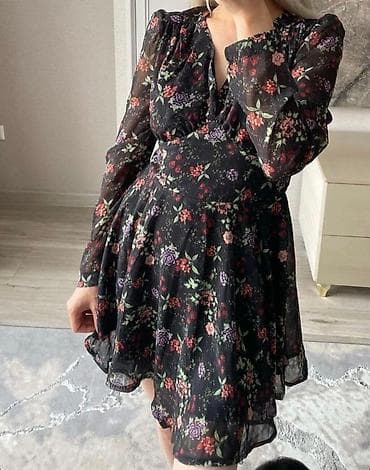 Новое платье шифон, размер S at lalafo.kg Новое платье шифон, размер S