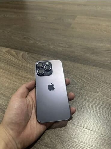 IPhone 14 Pro, Б/у, 256 ГБ, Space Gray, Зарядное устройство, Защитное стекло, Чехол, 87 % at lalafo.kg IPhone 14 Pro, Б/у, 256 ГБ, Space Gray, Зарядное устройство, Защитное стекло, Чехол, 87 %