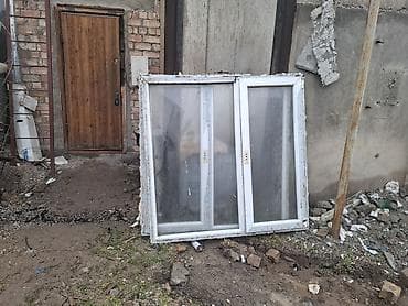 Пластиковое окно с двумя раздвижными створками. Описание: - Материал at lalafo.kg Пластиковое окно с двумя раздвижными створками. Описание: - Материал