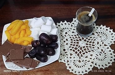 Вязаная крючком салфетка-централь «Ажур» - Материал: тонкий хлопковый at lalafo.kg Вязаная крючком салфетка-централь «Ажур» - Материал: тонкий хлопковый