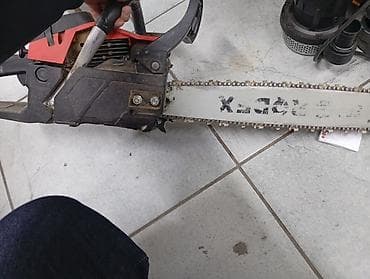 Бензопила с шиной и цепью - Тип: бензиновая цепная пила - at lalafo.kg Бензопила с шиной и цепью - Тип: бензиновая цепная пила -