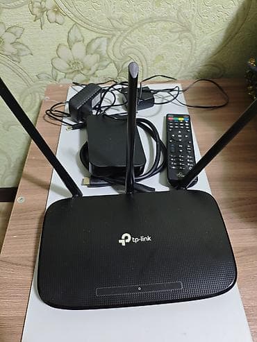 Маршрутизатор TP-Link TL-WR940N + ТВ-приставка AKNET (комплект) (ЦЕНА at lalafo.kg Маршрутизатор TP-Link TL-WR940N + ТВ-приставка AKNET (комплект) (ЦЕНА