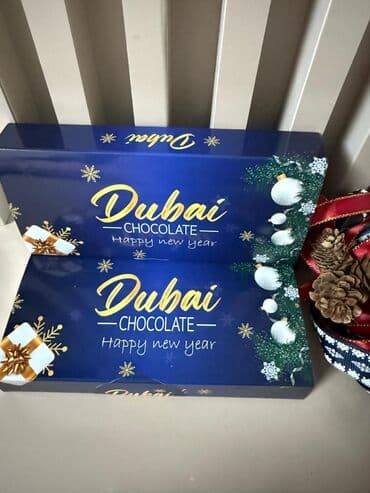 Подарочный набор шоколада “Dubai Chocolate — Happy New Year”. - at lalafo.kg Подарочный набор шоколада “Dubai Chocolate — Happy New Year”. -