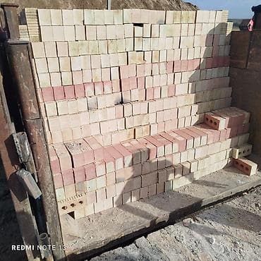 Полнотелый, таблетка, Жженый кирпич, Одинарный, 250×120×65 at lalafo.kg Полнотелый, таблетка, Жженый кирпич, Одинарный, 250×120×65