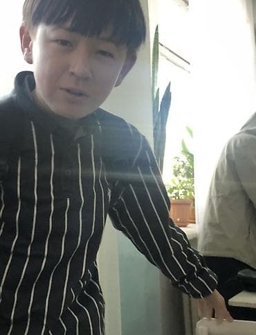 Рубашка в полоску, мужская/подростковая - Цвет: темно-синий (почти at lalafo.kg Рубашка в полоску, мужская/подростковая - Цвет: темно-синий (почти