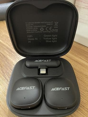 Беспроводная петличная система ACEFAST R1 для iPhone Комплект для at lalafo.kg Беспроводная петличная система ACEFAST R1 для iPhone Комплект для