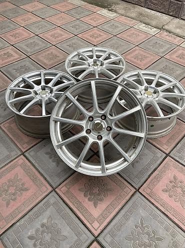 Литые Диски R 18 Enkei, Комплект, отверстий - 5, Б/у at lalafo.kg Литые Диски R 18 Enkei, Комплект, отверстий - 5, Б/у