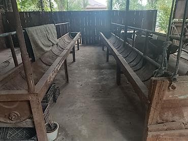 Кормушки для скота металлические 2 шт. по 8 секций, всего на 16 голов at lalafo.kg Кормушки для скота металлические 2 шт. по 8 секций, всего на 16 голов