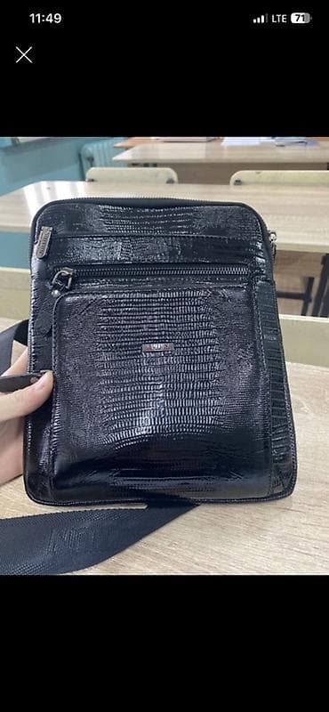 Классическая сумка, Butun, Турция, Материал: Натуральная кожа, Застежка на молнии, Мужские, Новый at lalafo.kg Классическая сумка, Butun, Турция, Материал: Натуральная кожа, Застежка на молнии, Мужские, Новый