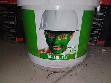 Акриловая фасадная краска Marmarix Akrylik Extra - Назначение: для at lalafo.kg Акриловая фасадная краска Marmarix Akrylik Extra - Назначение: для
