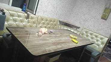 Кухонный стол и стул at lalafo.kg Кухонный стол и стул