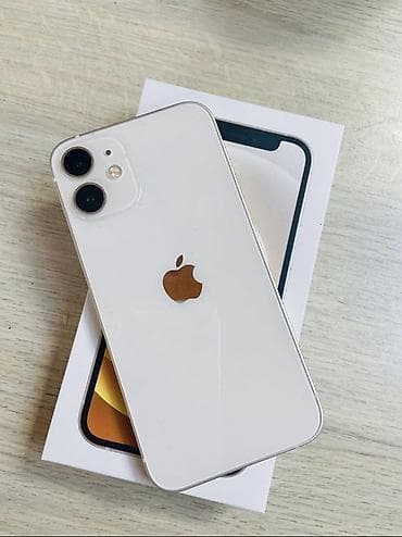 IPhone 12, Б/у, 128 ГБ, White Titanium, Чехол, 77 % at lalafo.kg IPhone 12, Б/у, 128 ГБ, White Titanium, Чехол, 77 %