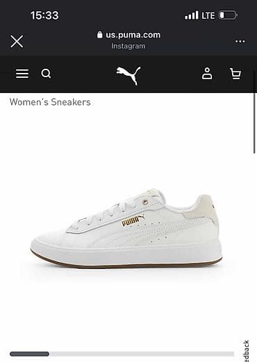 Кроссовки, 39.5, 40, 40.5, Puma, Новый, цвет - Белый at lalafo.kg Кроссовки, 39.5, 40, 40.5, Puma, Новый, цвет - Белый