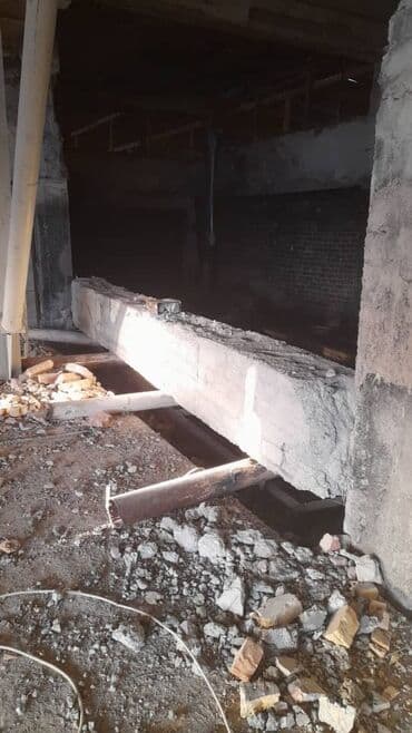 Снос стен | Железобетонная стена | Сбивка старой штукатурки | Демонтаж кафельной плитки | Крыша из шифера Больше 6 лет опыта at lalafo.kg Снос стен | Железобетонная стена | Сбивка старой штукатурки | Демонтаж кафельной плитки | Крыша из шифера Больше 6 лет опыта