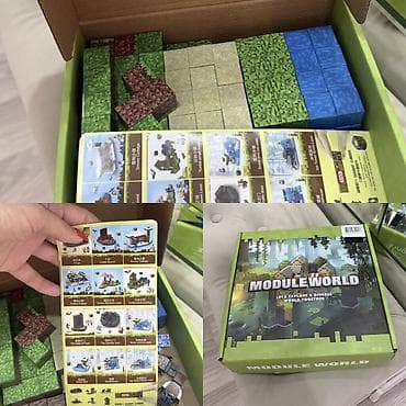Игрушка, Майнкрафт магнитный город, брали в Дубаи за 1700, новый,фото at lalafo.kg Игрушка, Майнкрафт магнитный город, брали в Дубаи за 1700, новый,фото