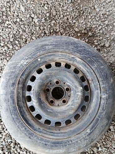 Железные Диски R 15 Mercedes-Benz, 1 шт, отверстий - 5, Б/у at lalafo.kg Железные Диски R 15 Mercedes-Benz, 1 шт, отверстий - 5, Б/у