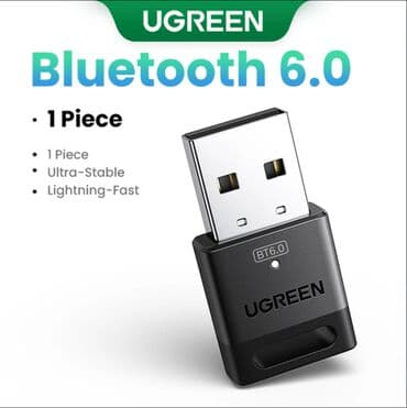 Bluetooth приемник UGREEN CM748 (модель 75073) — это компактный at lalafo.kg Bluetooth приемник UGREEN CM748 (модель 75073) — это компактный