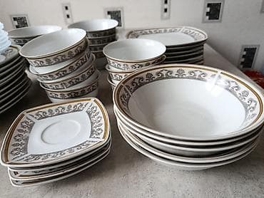 самовар большой: Набор столовой посуды и стекла, большой комплект для сервировки at lalafo.kg — 4 самовар большой: Набор столовой посуды и стекла, большой комплект для сервировки — 4