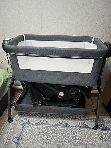 Люлька, Б/у, Колыбель, Металл, цвет - Серый at lalafo.kg Люлька, Б/у, Колыбель, Металл, цвет - Серый