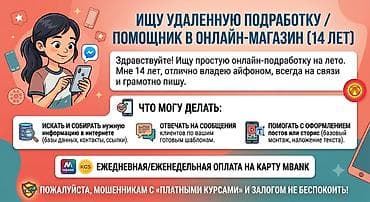 Помощник. С опытом at lalafo.kg Помощник. С опытом