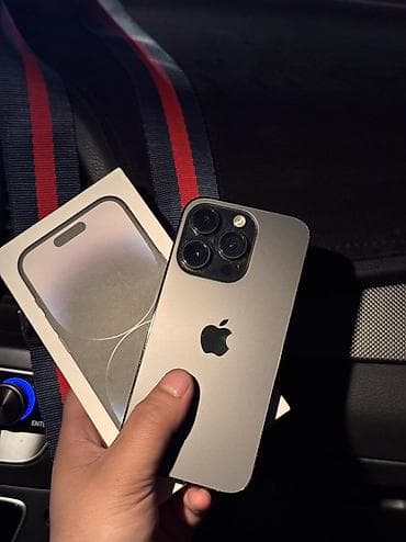 IPhone 14 Pro, 256 ГБ, Black Titanium, Наушники, Зарядное устройство, Защитное стекло, 80 % at lalafo.kg IPhone 14 Pro, 256 ГБ, Black Titanium, Наушники, Зарядное устройство, Защитное стекло, 80 %