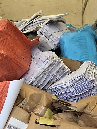 Макулатура (бумага на переработку) - Сорт: смешанная офисная бумага lalafo.kg да Макулатура (бумага на переработку) - Сорт: смешанная офисная бумага