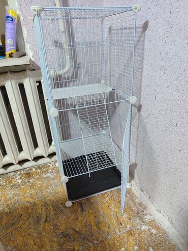 Чычкандар: Клетка для мелких животных/грызунов, двухуровневая.имееться запасной lalafo.kg да — 2 Чычкандар: Клетка для мелких животных/грызунов, двухуровневая.имееться запасной — 2