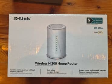 Роутер D-LINK N300 Подходит для 2-3 кв. Новый. Полный комплект at lalafo.kg Роутер D-LINK N300 Подходит для 2-3 кв. Новый. Полный комплект